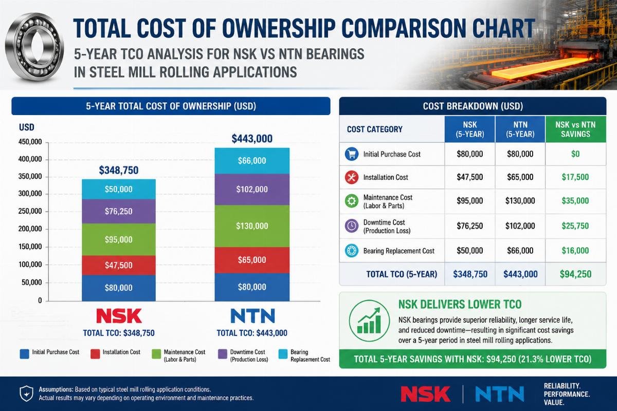 Total Cost of Ownership Comparison Chart