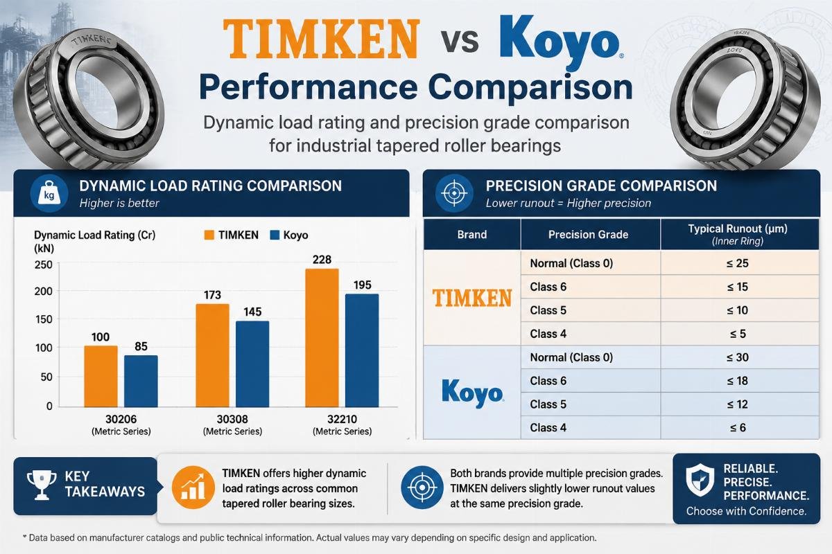 Timken vs Koyo Performance Comparison