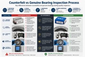 Counterfeit vs Genuine Bearing Inspection Process