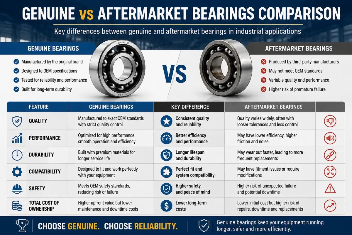 How to Identify Genuine vs Aftermarket Bearings from China Suppliers