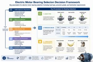 Electric Motor Bearing Selection Decision Framework