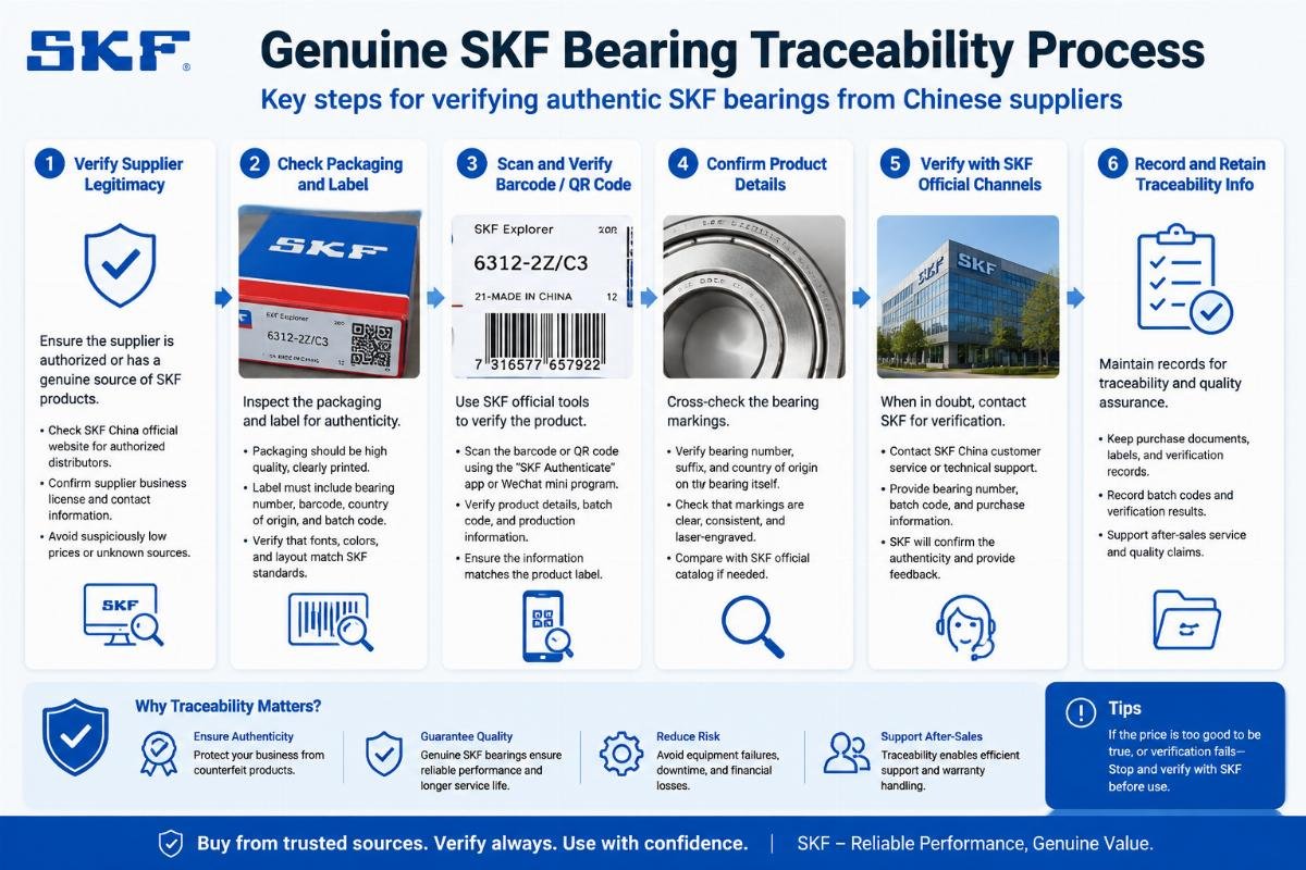 Why “Made in China” SKF Bearings Are Not Higher Counterfeit Risk?