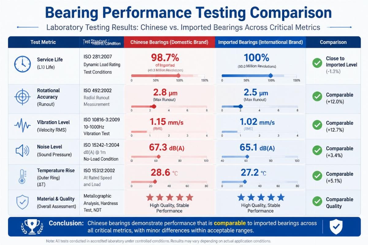 Bearing Performance Testing Comparison