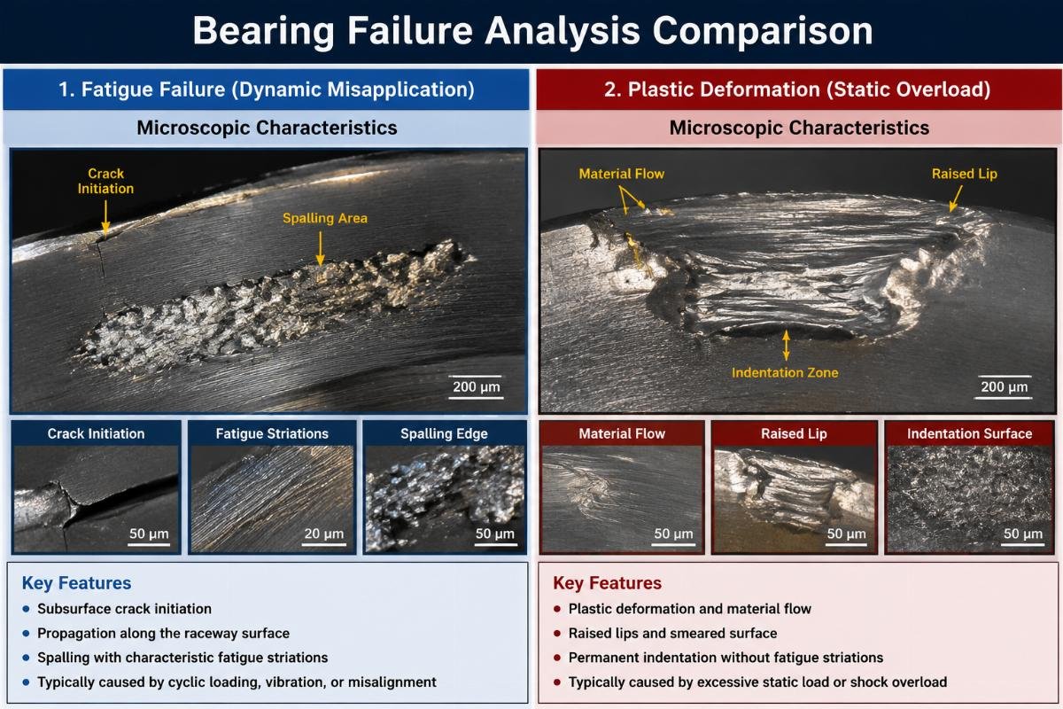 Bearing Failure Analysis Comparison