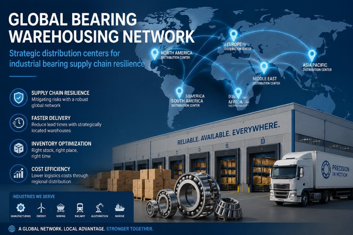 Strategic distribution centers for industrial bearing supply chain resilience Global Bearing Warehousing Network